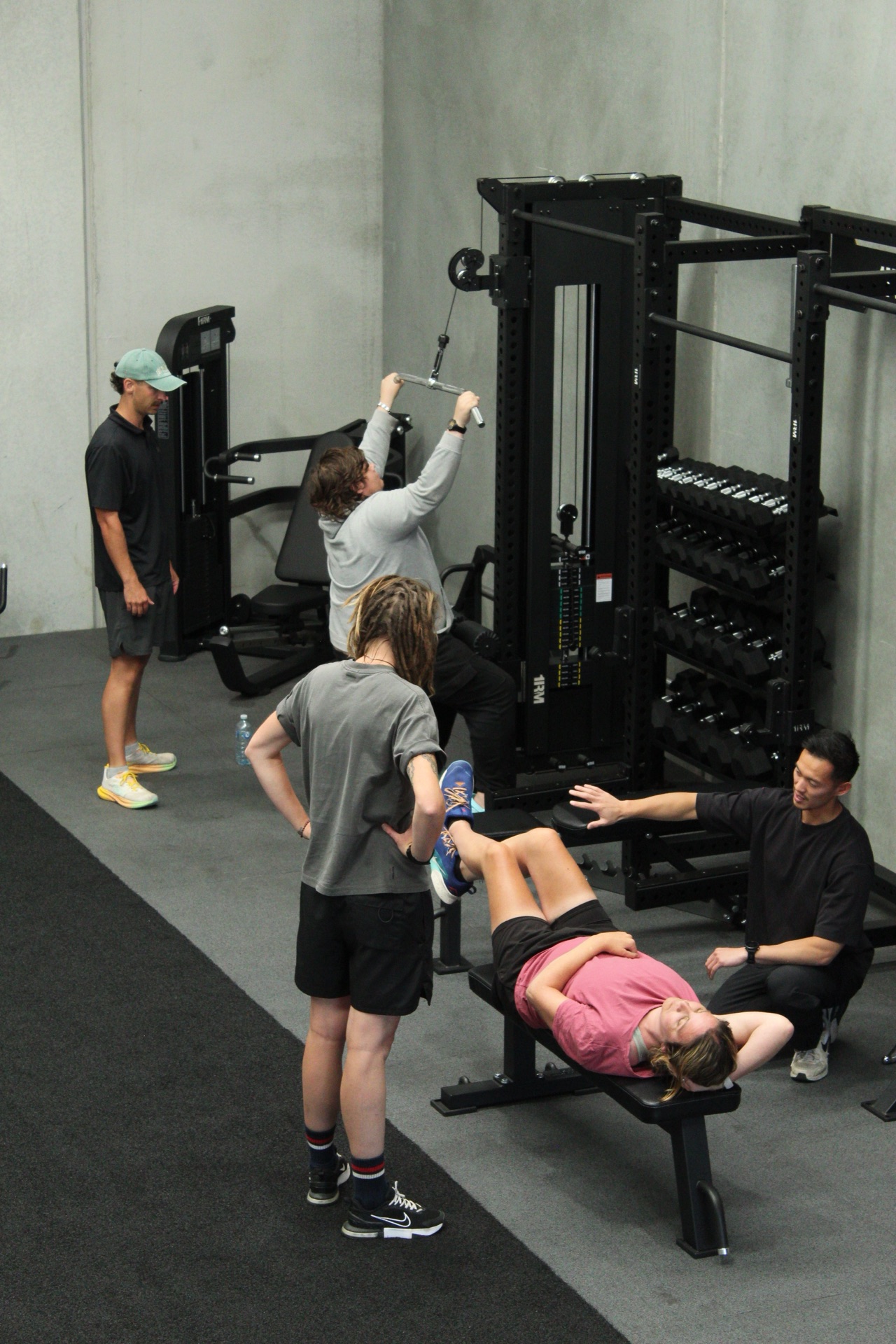 A large group session
